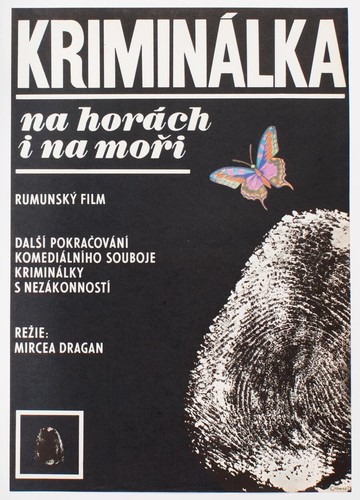 Movie poster in mountains - movie,