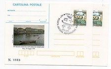 1995 REPUBBLICA IPZS 2 CARTOLINE POSTALI 40° REGATA ANTICHE REPUBBLICHE A/11092