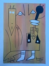 Disegno Wifredo Lam su carta