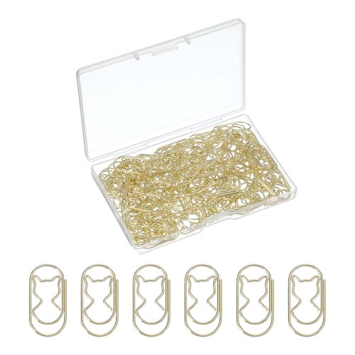 Clip gato 100pzs dorado - gato, 22mm