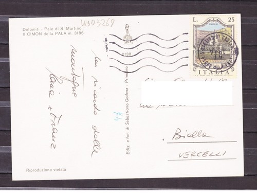 Cartolina italia lire 1973 - italia,