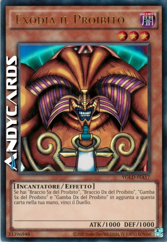 Exodia proibito - exodia, •