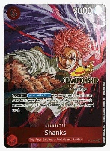 One piece shanks 26 - one, 25-26