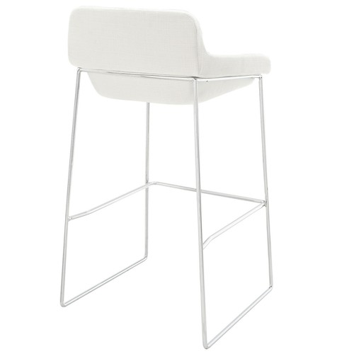 Sgabello bar garner bianco - sgabello,