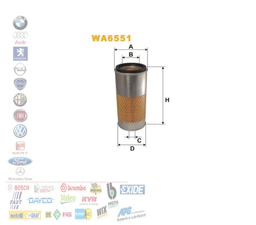 Filtro aria land rover - aria,