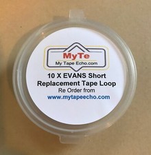 10 X EVANS Echo Tape Echo Loop (SHORT TAPE LOOP) NUOVO