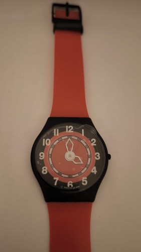 Swatch skin 1996 rosso - rosso, nuovo
