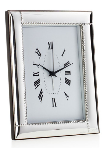 Orologio sveglia argento - orologio,