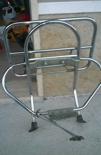Portapacchi anteriore cromato - portapacchi,