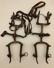 Original German WWII WW2 Mountain Troops Gebirgsjäger Eckelstein Crampons Sz 44