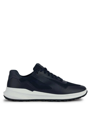 Geox sneakers blu con mesh - geox,