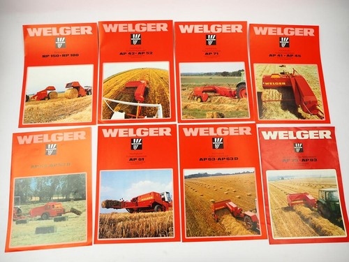 Brochure originali welger - originali,