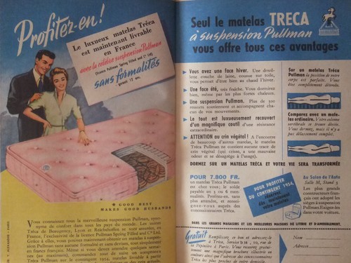Publicité presse 1953 - de,