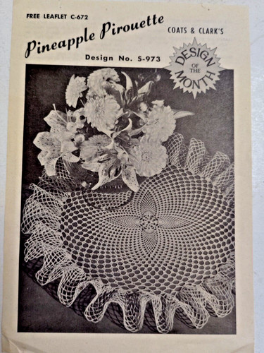 Doily pineapple piroette 973 - s,