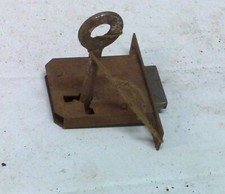 SERRATURA d'epoca con chiave