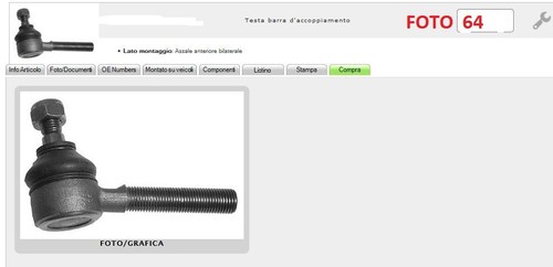 210 testina snodo braccio - 210,