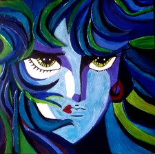 Pop Art quadro LADY OSCAR  II Artista Carla Bertoli