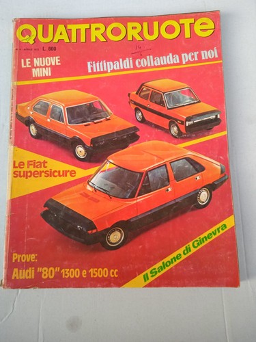 Rivista quattroruote aprile - -,