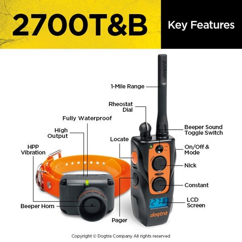 Dogtra 2700t collare - dogtra,