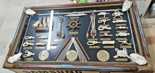 Quadro vassoio nodi - nodi, marinari