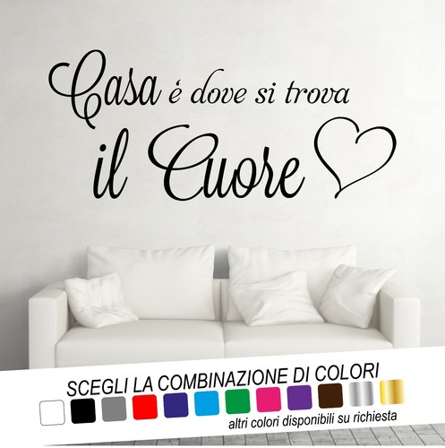 Adesivo murale frase - murale, casa