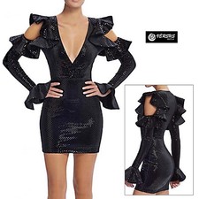 Vestito Donna Mini Paillettes