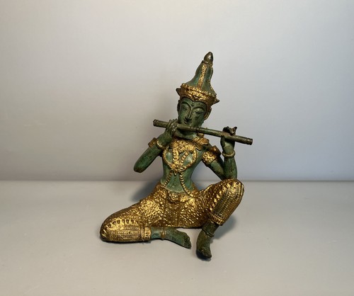 Statua orientale bronzo - statua, in