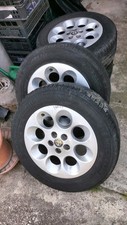 4 Gomme Michelin 205/60 R15 + 4 Cerchi In Lega Originali Alfa Romeo 156. 
