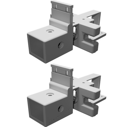 Supporto carrello asse - asse, per