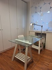 scrivania in vetro 150x80 IKEA