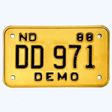 Targa speciale DEMO 1988 Stati