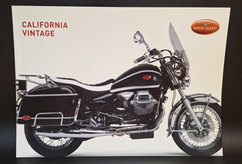 Brochure depliant moto guzzi - moto,