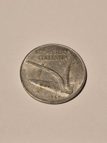 Moneta lire 1969 - 10,