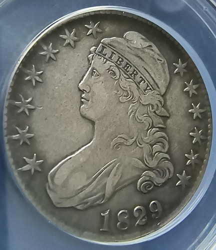 1829 busto mezzo dollaro - 1829/7,
