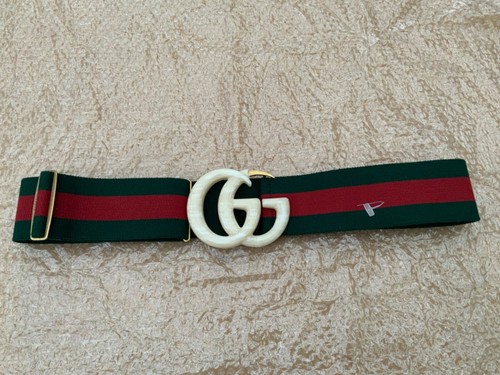 Gucci web belt doppia - belt, fibbia