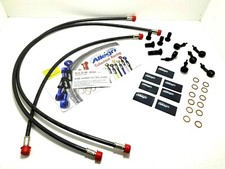 KIT TUBI FRENO ANT E POST NERO