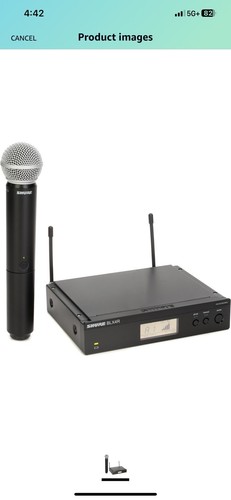 Shure wireless microphone - wireless,