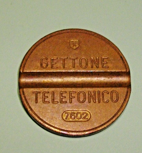 Gettone telefonico sip 7602 - gettone,