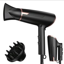 Phone per capelli 6000 RPM Nero  Accesori Inclusi