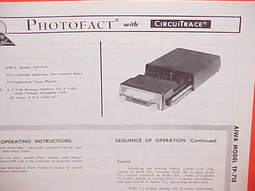 1968 aiwa car auto tracce - 1968,