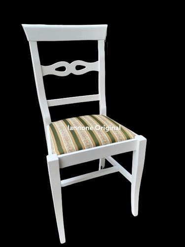 Sedia bianca legno - sedia,