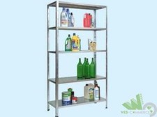 SCAFFALE METALLO A INCASTRO