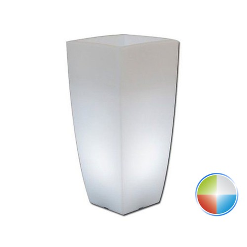 Vaso quadrato resina - vaso,