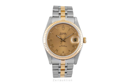 Tudor prince date acciaio oro - tudor, acciaio/oro