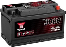 Batteria Yuasa YBX3110 - 80Ah 760A | Alta Prestazione e Affidabilità