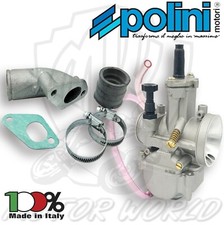 CARBURATORE POLINI PWK ø28 + COLLETTORE ASPIRAZIONE VESPA PX 125 150