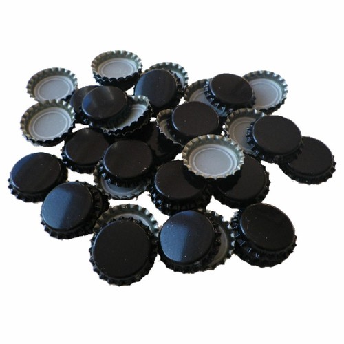 Tappi corona neri bottiglie - corona,