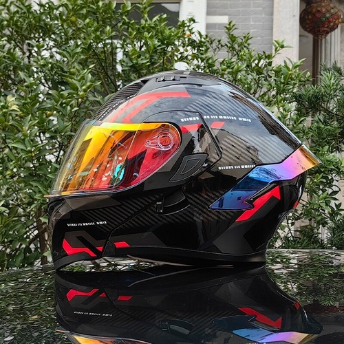 Casco moto modulare omologato - casco,