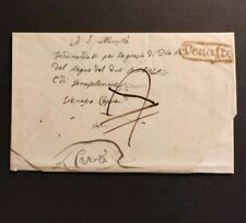 Napoli - Re Ferdinando II di Borbone, lettera da Venafro per Caserta SPL.