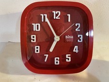 Orologio Da Parete BINO QUARTZ vintage Modernariato Anni 80 Space Age